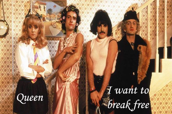 queen i want to break free music video